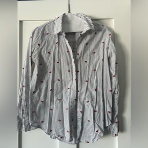 Rails women's kisses shirt size XS